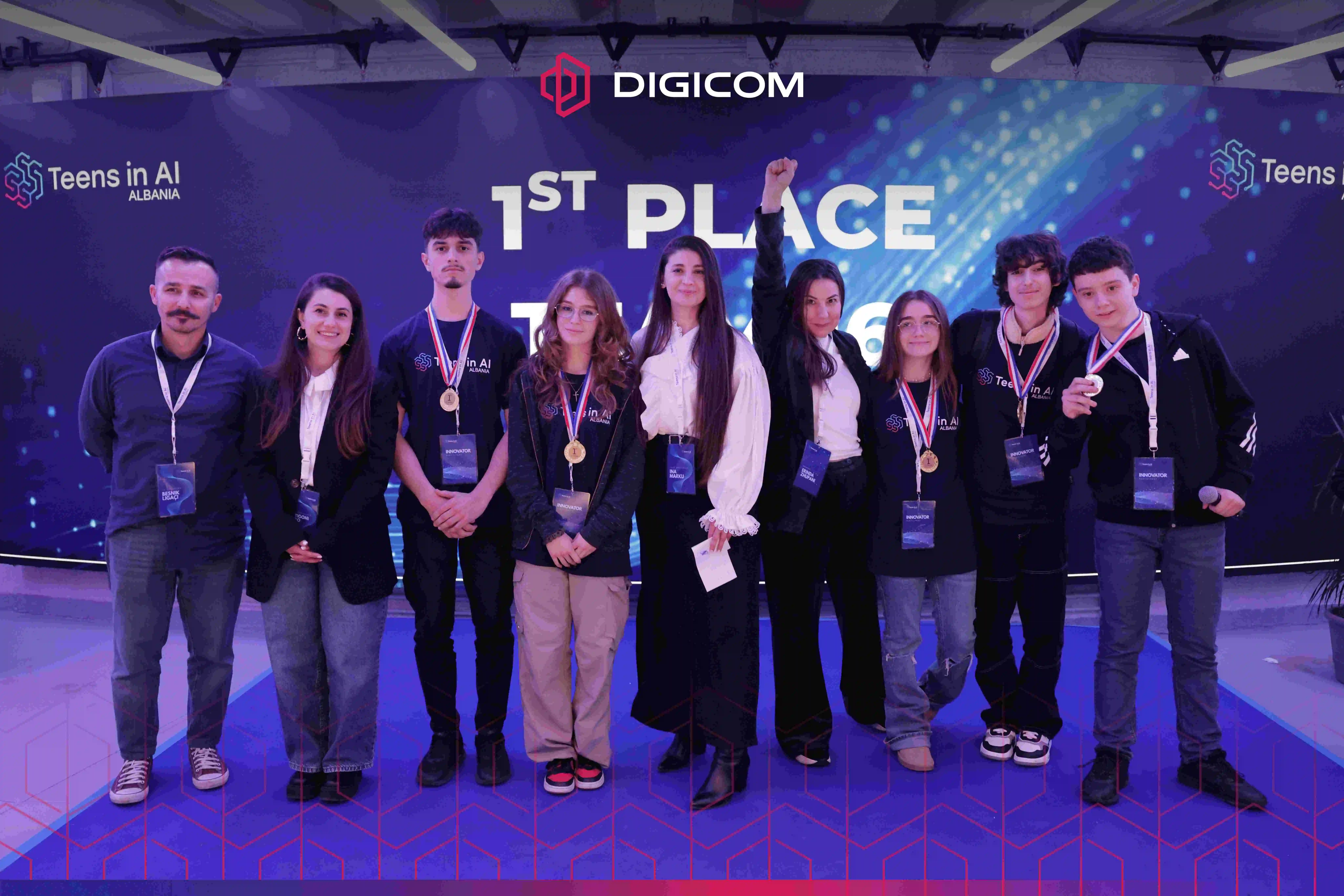 Digicom Albania mbështet inovatorët e rinj në Teens in AI